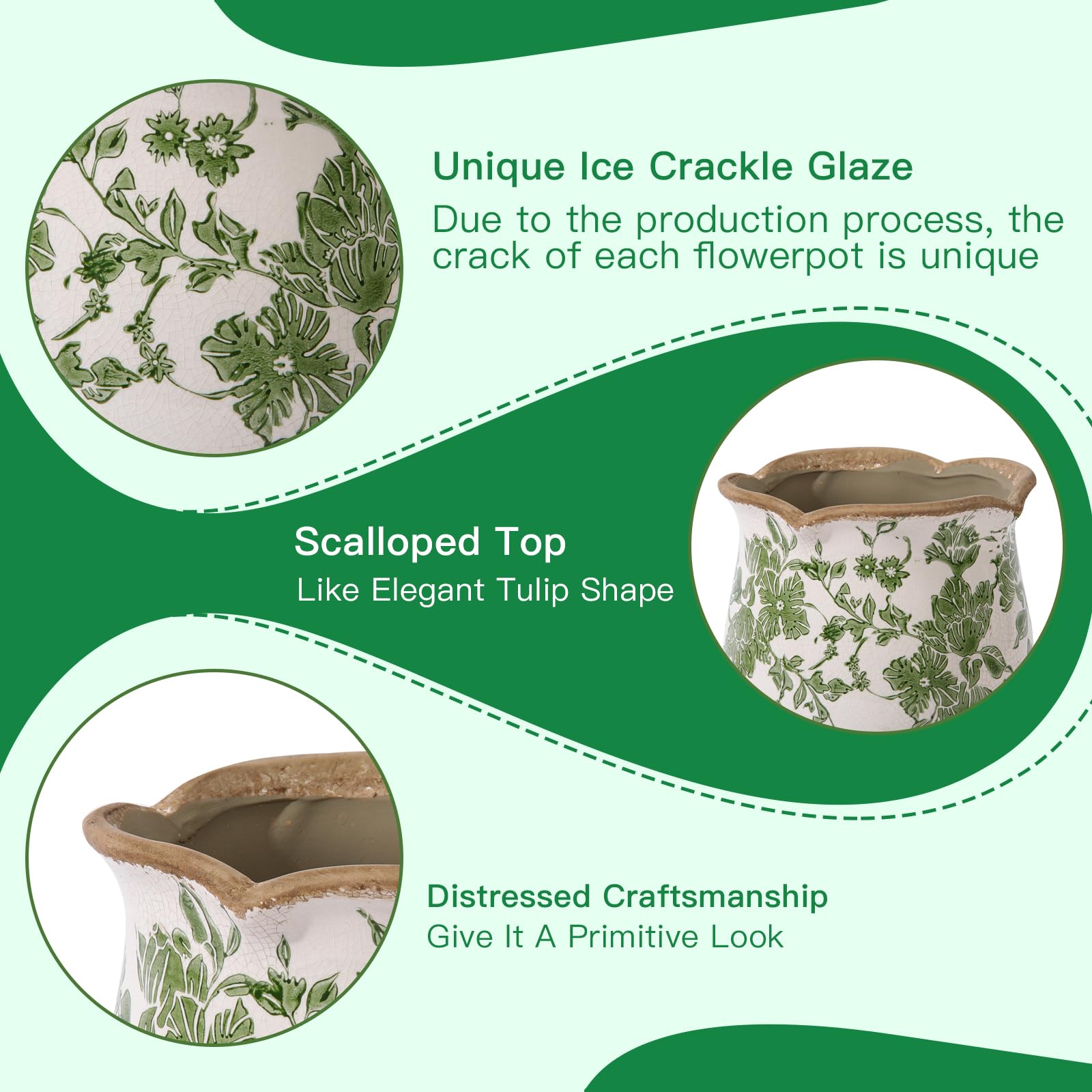 Xoogifae planter on tabletop enhances home office decor.