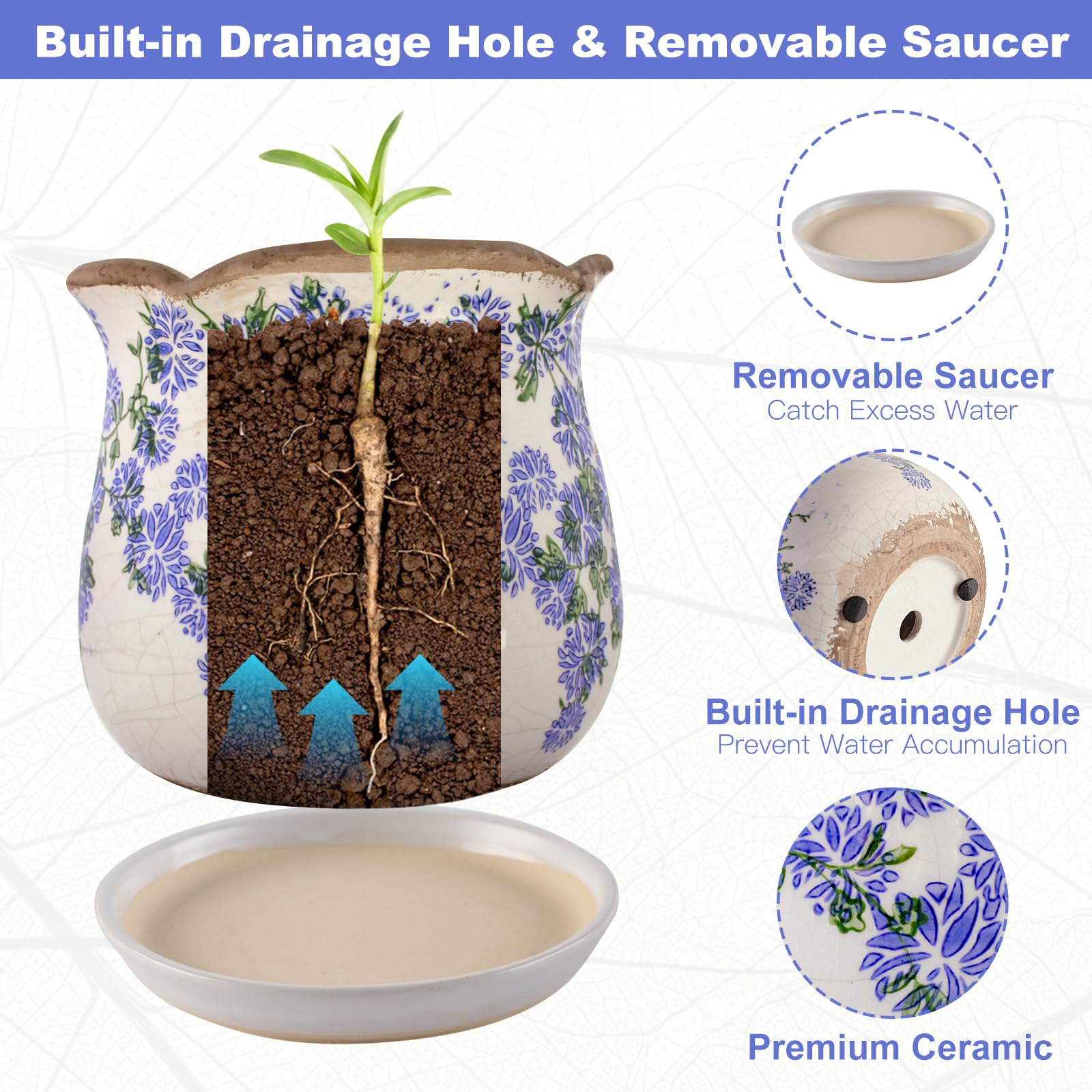 Xoogifae Tuscan-style planter complements rustic and modern decor