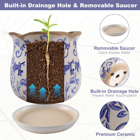 Xoogifae vintage planter ideal for windowsills and coffee tables
