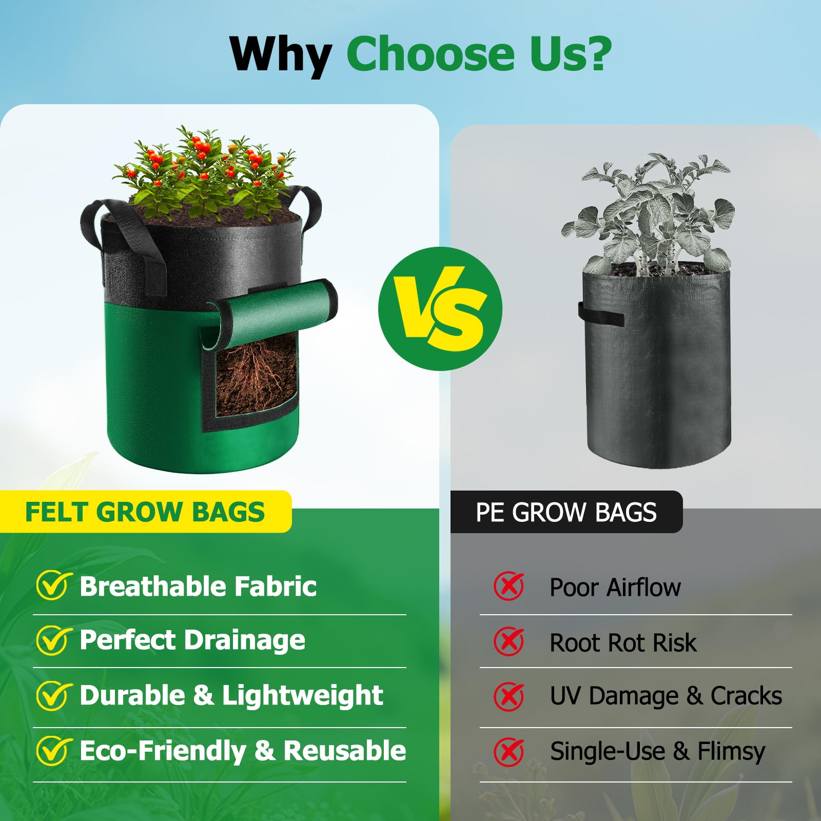 Xpatee tear-resistant fabric maintains shape and drainage across seasons.