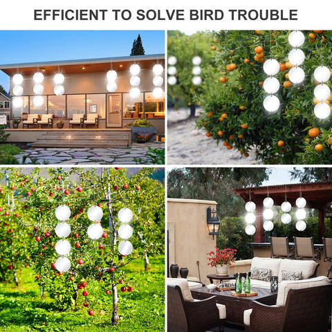 XPCARE reflective discs help protect crops and structures from bird damage.