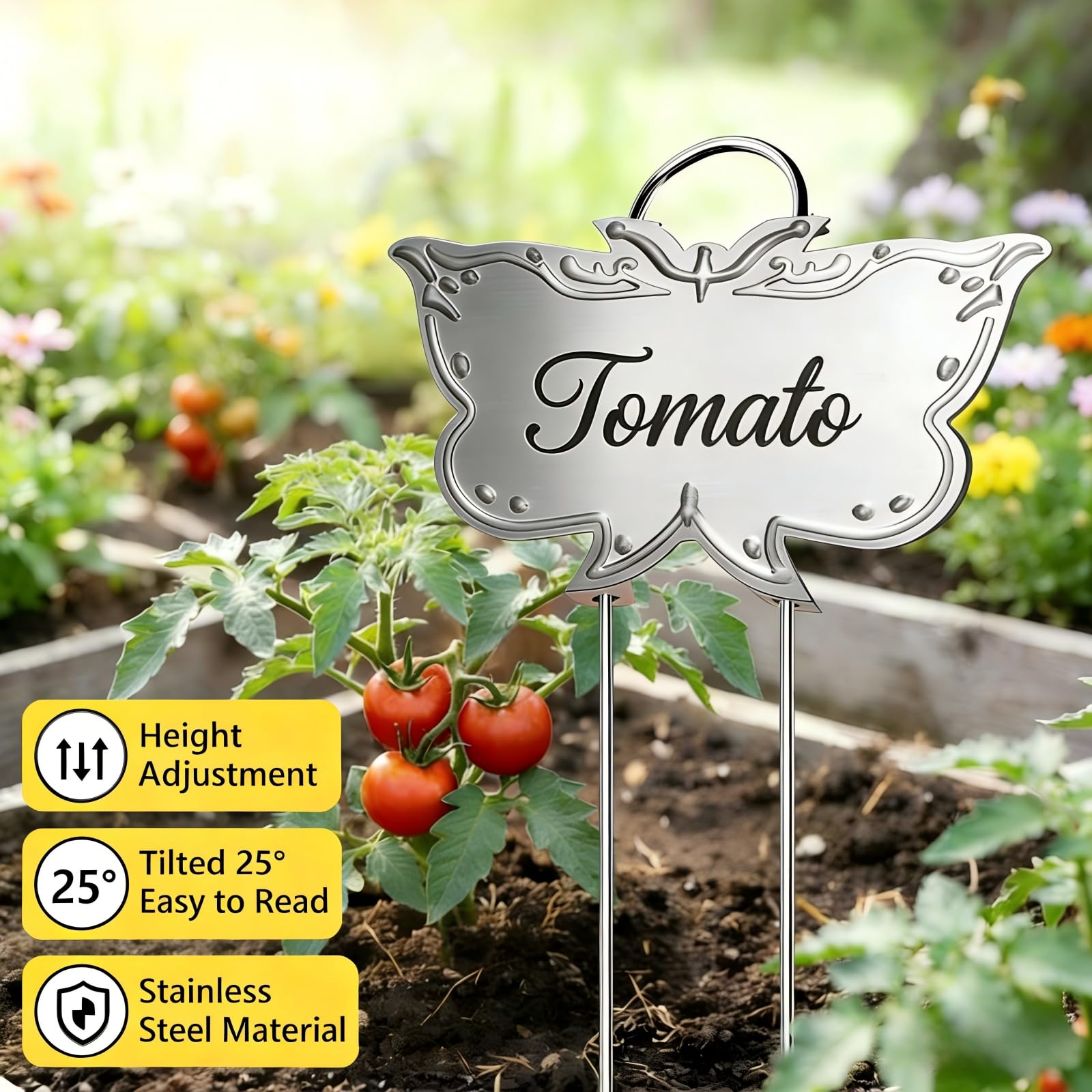 XPIEYSOL large 30-pack garden label collection for organized beds