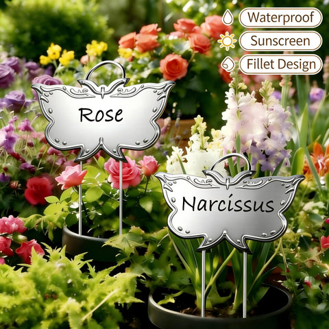 XPIEYSOL outdoor waterproof labels keeping plant info legible