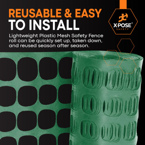 Xpose Safety pool area barrier mesh fence enhances poolside safety.