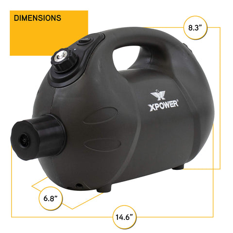 XPOWER F-16B compact, durable housing withstands daily use