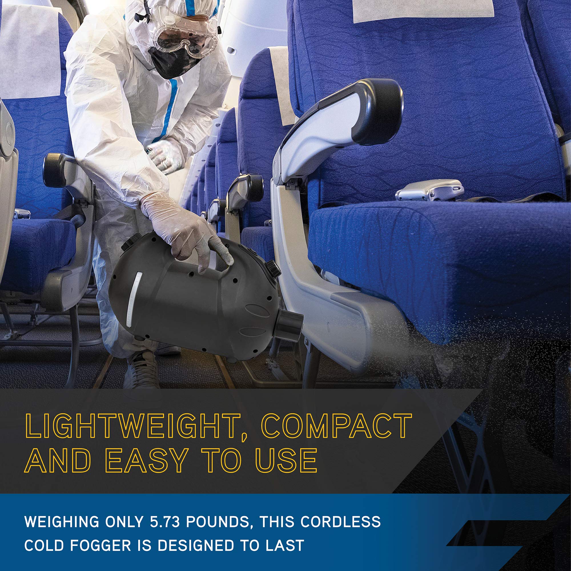 XPOWER F-16B in action for cleaning and deodorizing tasks