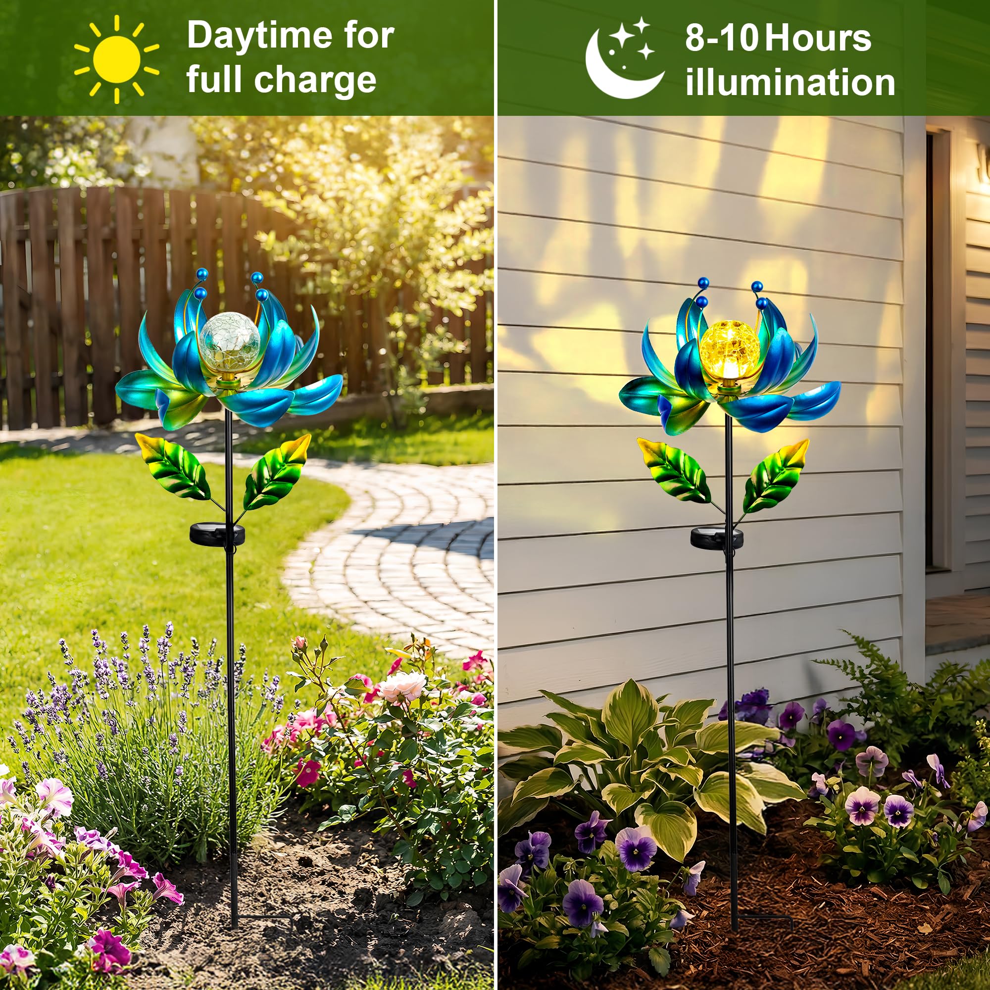 XPSCOCO wind spinner showing 360° rotation in a gentle breeze