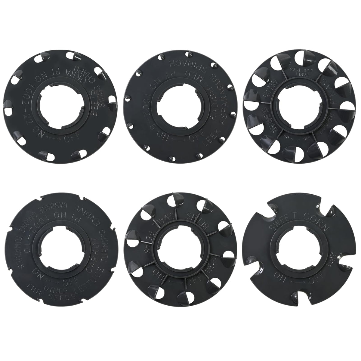 XQK 60009 seed plates for Earthway 1001-B enable even spacing for consistent germination