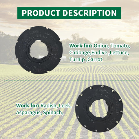 XQK bean/pea seed plate provides regular spacing for neat beds