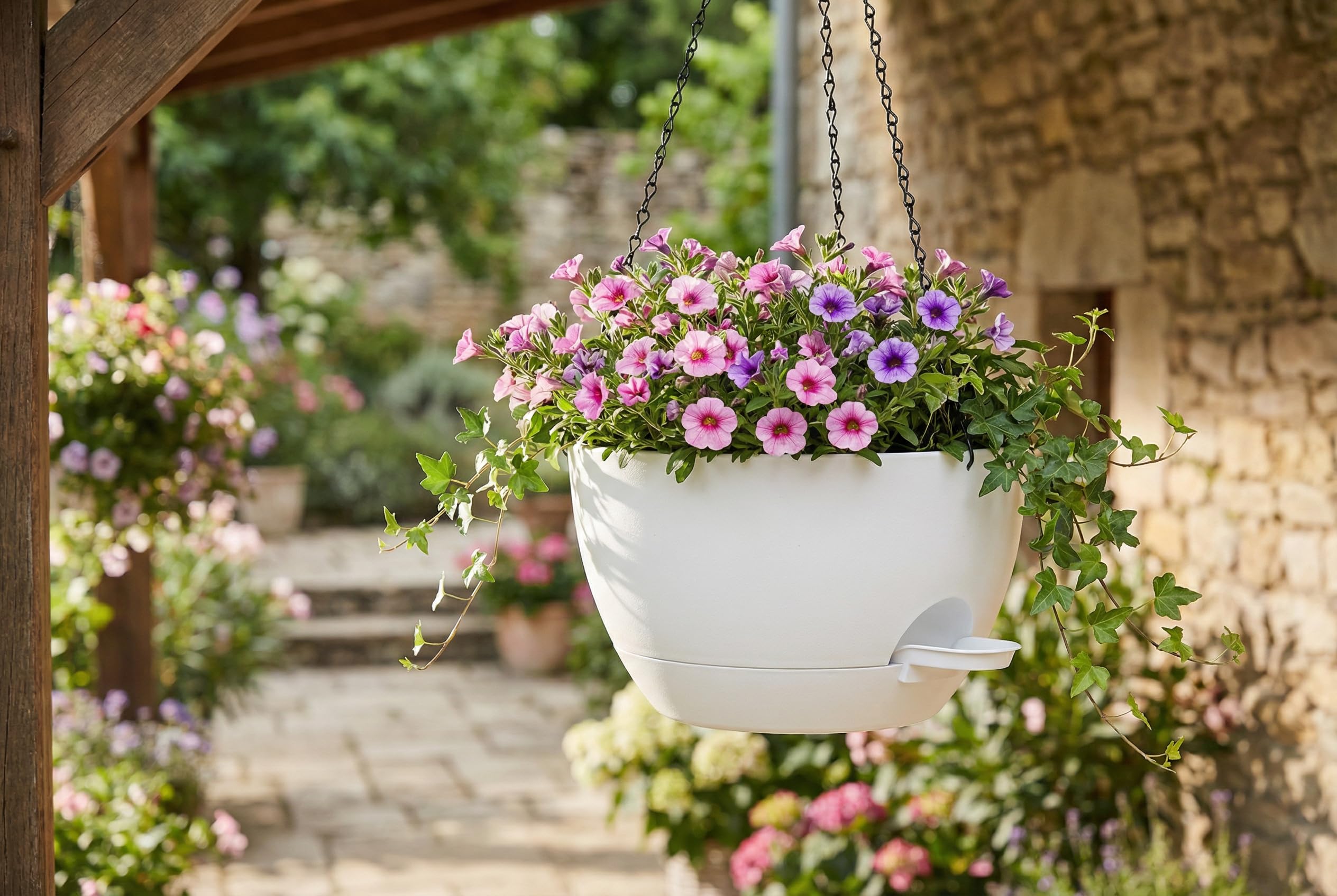 XQSHPDM versatile planters for indoor and outdoor use with sun resistance.