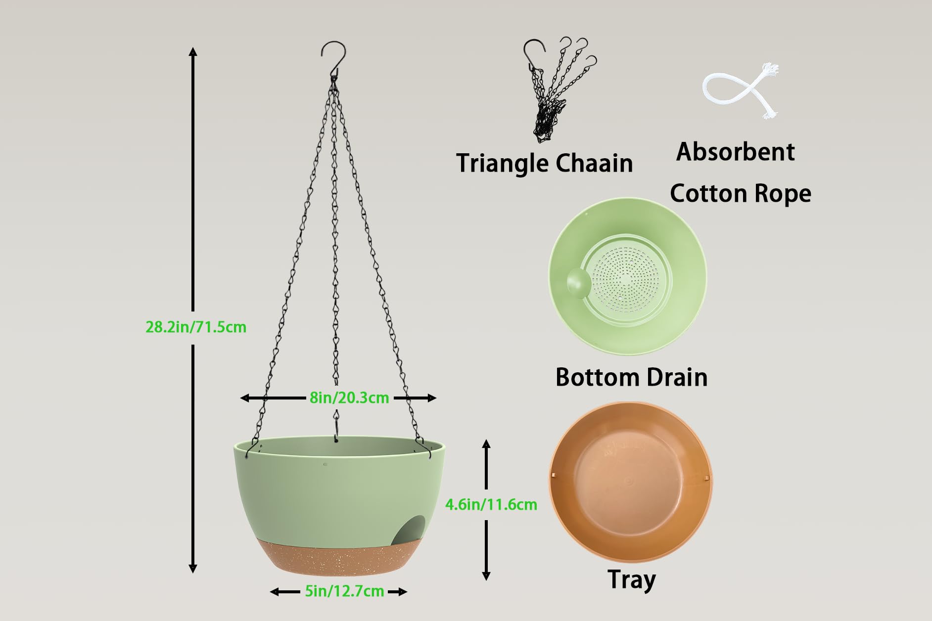 XQSHPDM water storage box closeup demonstrates self-watering efficiency for busy homes.