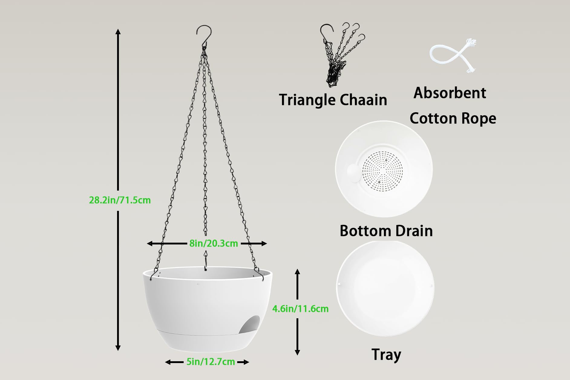 XQSHPDM self-watering box 2 weeks keeps plants hydrated between waterings
