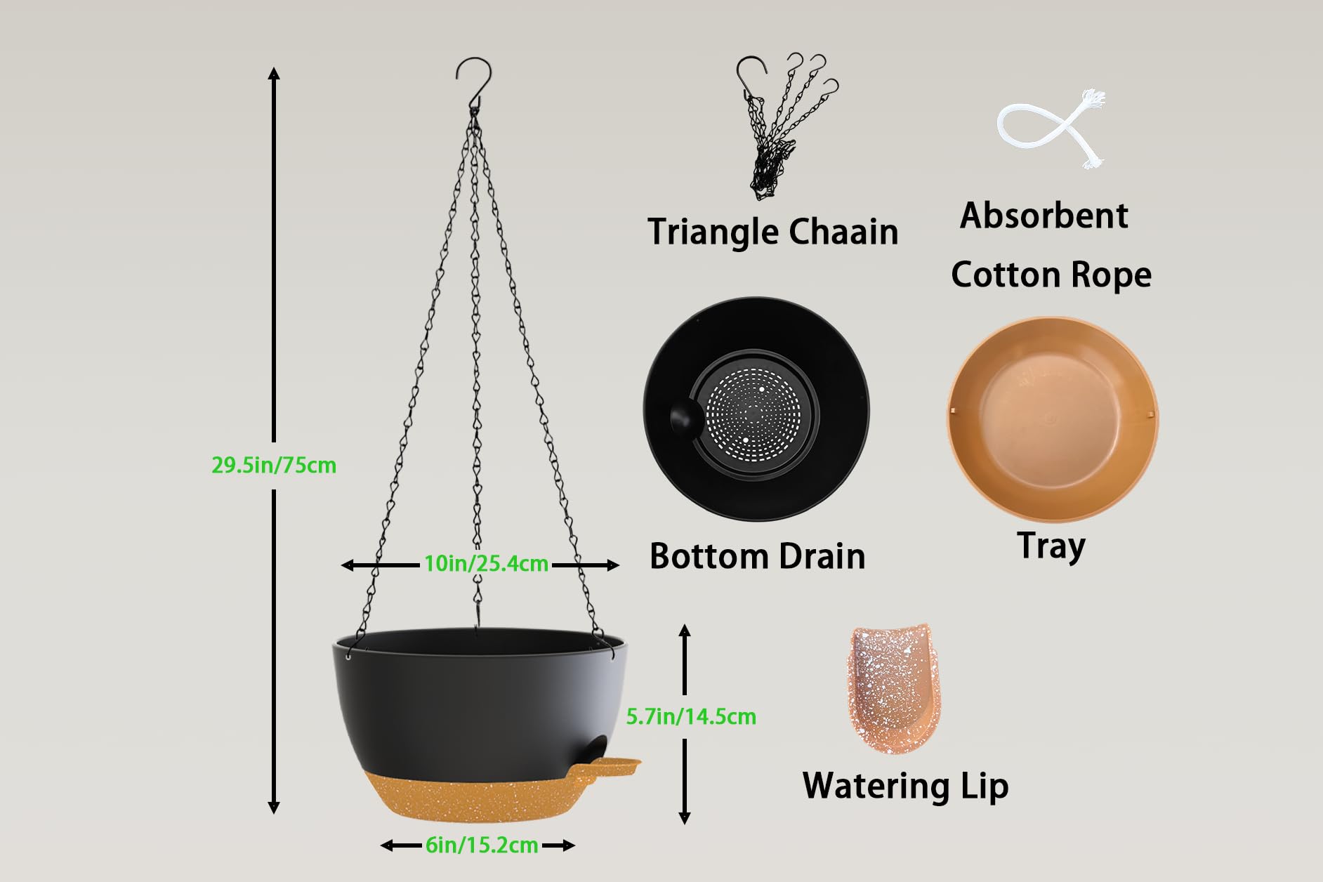 Self-watering box keeps soil evenly moist for up to two weeks with XQSHPDM