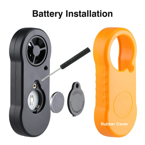 XRCLIF compact size wind gauge fits in your palm and kit