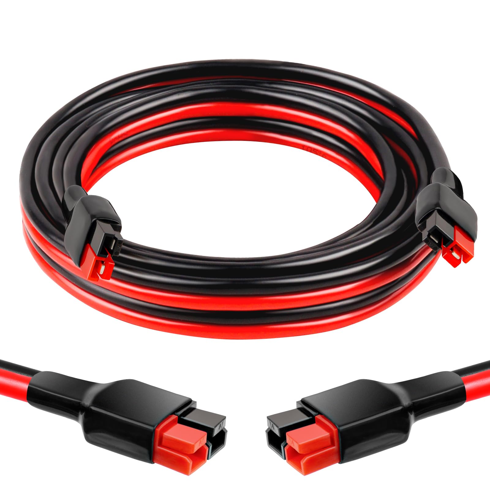 XRDS-RF Anderson-style extension cable 6ft with 30A connectors for solar and RV power