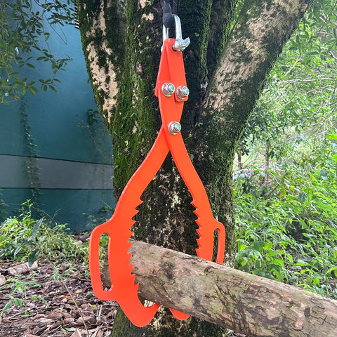XROPURR powder-coated log tong finish protects against wear and weather