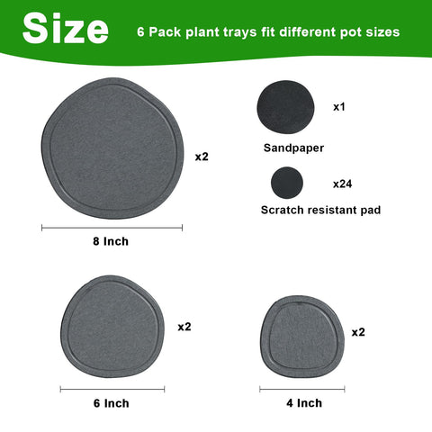 XRzitky diatomite plant saucer 4-inch oval blends with decor while absorbing moisture.