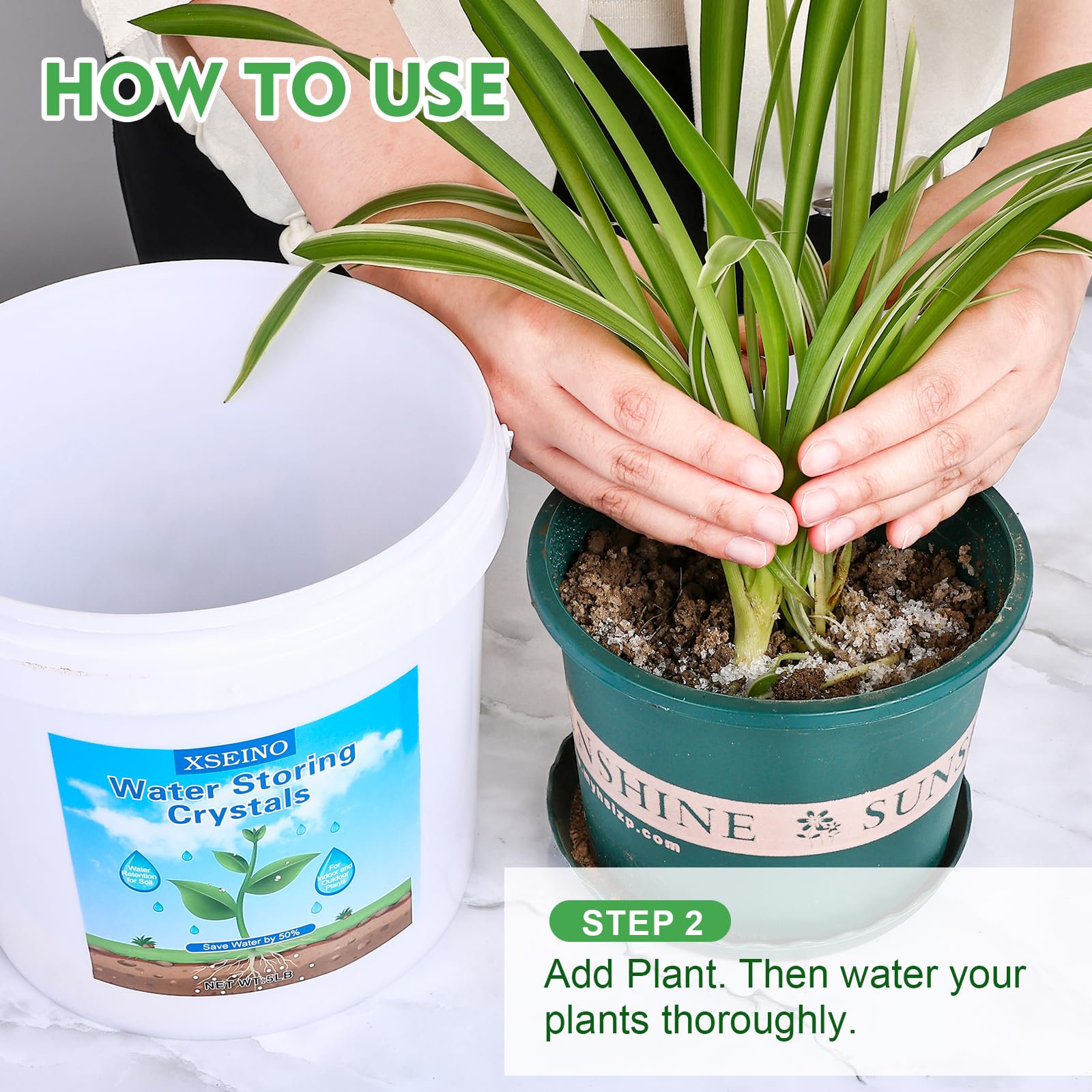 XSEINO outdoor garden use supports drought resilience and longer intervals.