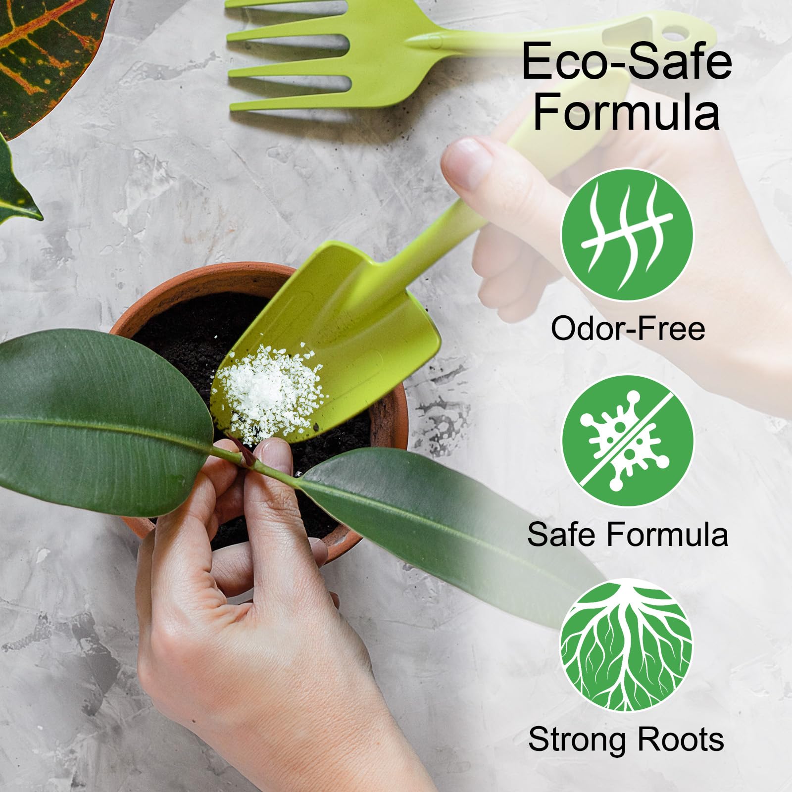 XSEINO moisture crystals promote healthier roots through stabilized hydration.