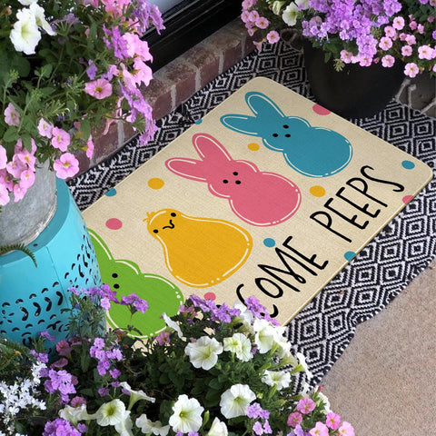 Xsinufn outdoor indoor rug with vivid color prints for year round use.