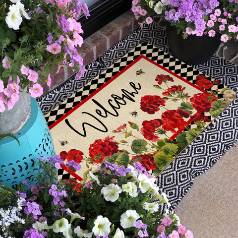 Xsinufn washable front door rug keeps entry tidy and inviting