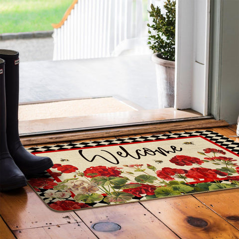 Xsinufn water-absorbent doormat captures moisture before entry