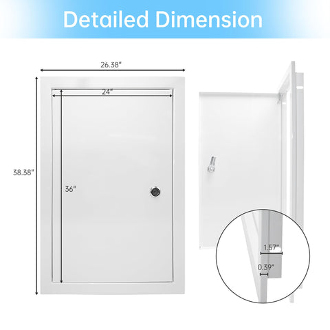 XSKLBZA frame with a 1.18-inch wide edge for a sturdy fit