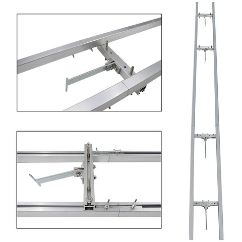 XSLOER portable chainsaw mill aluminum profiles for light, durable build