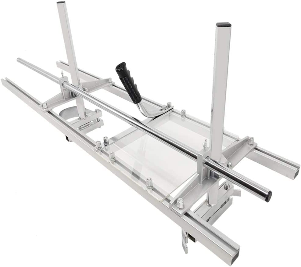 XSLOER portable chainsaw mill galvanized steel parts resist outdoor rust