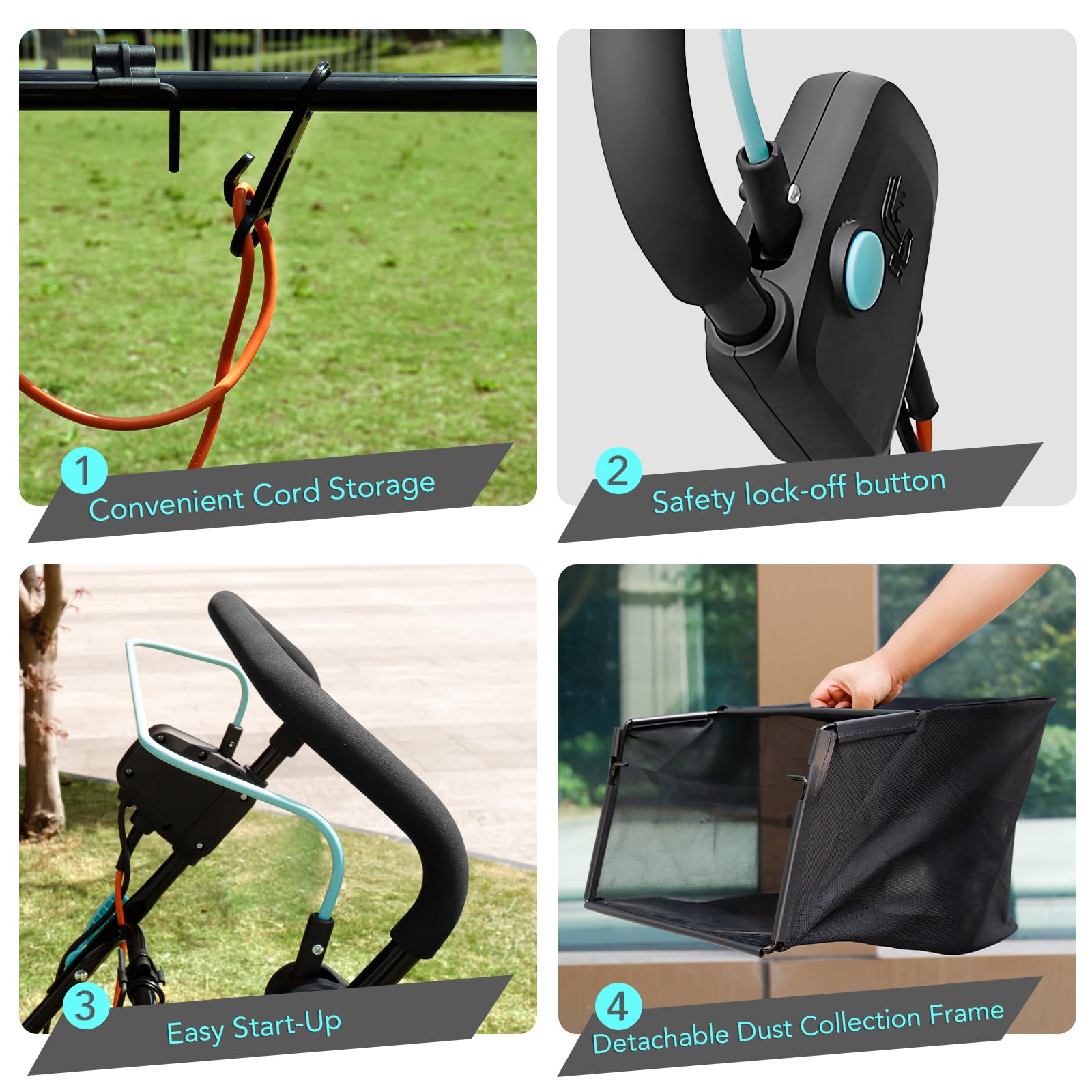 XSSIVE lightweight 30 pound unit reduces operator fatigue.