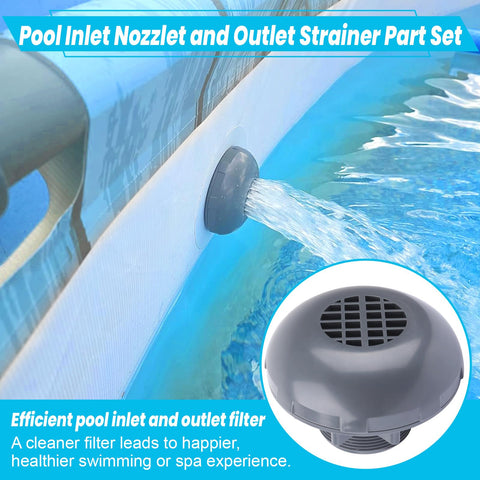 Durable XT plastic construction resists sunlight for long-lasting pool components