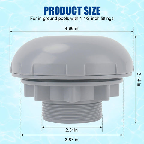 ABS construction on XT Strainer ensures durability for daily pool use.