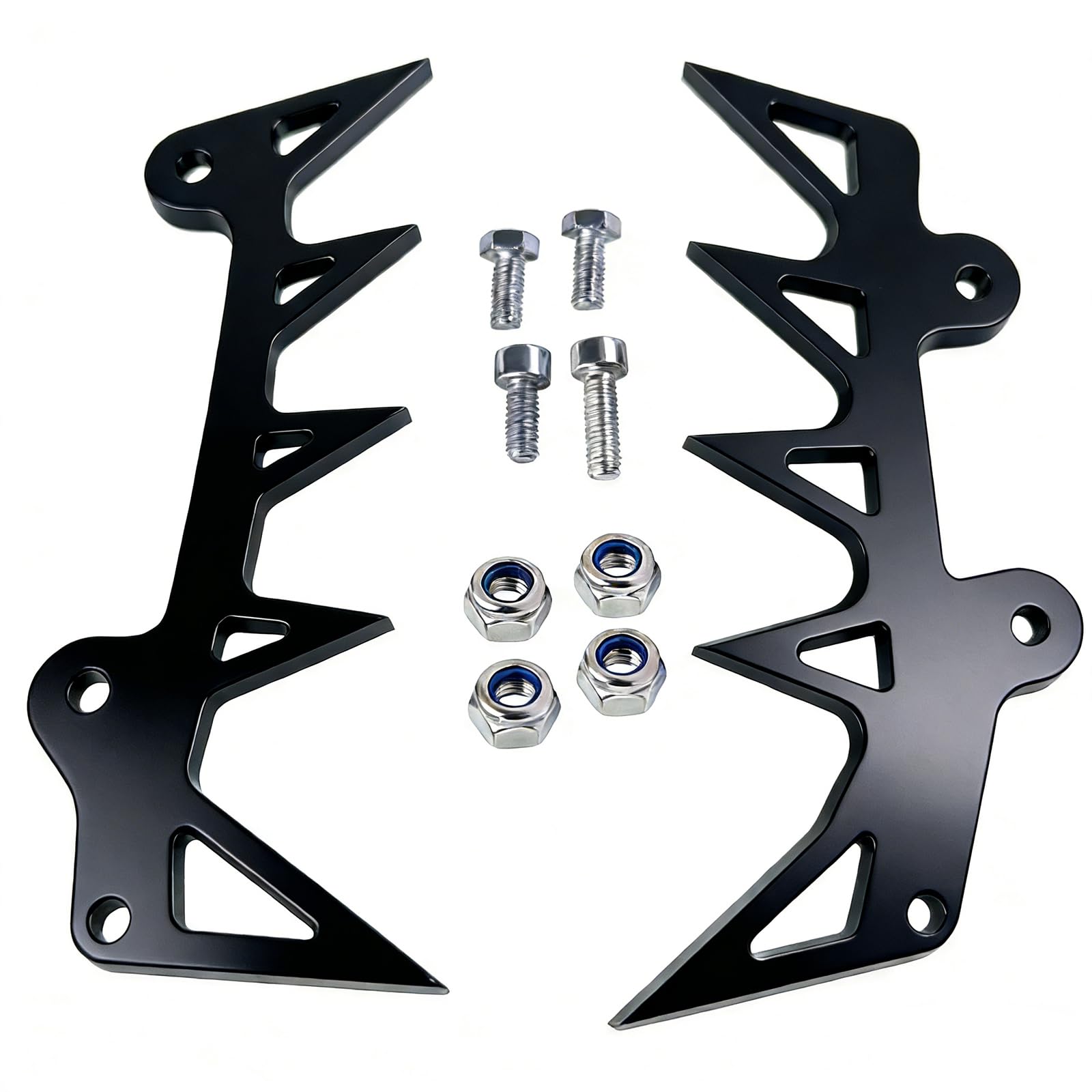 XTPTFABS dog spike set in black attached to Stihl MS462 for secure stabilization.