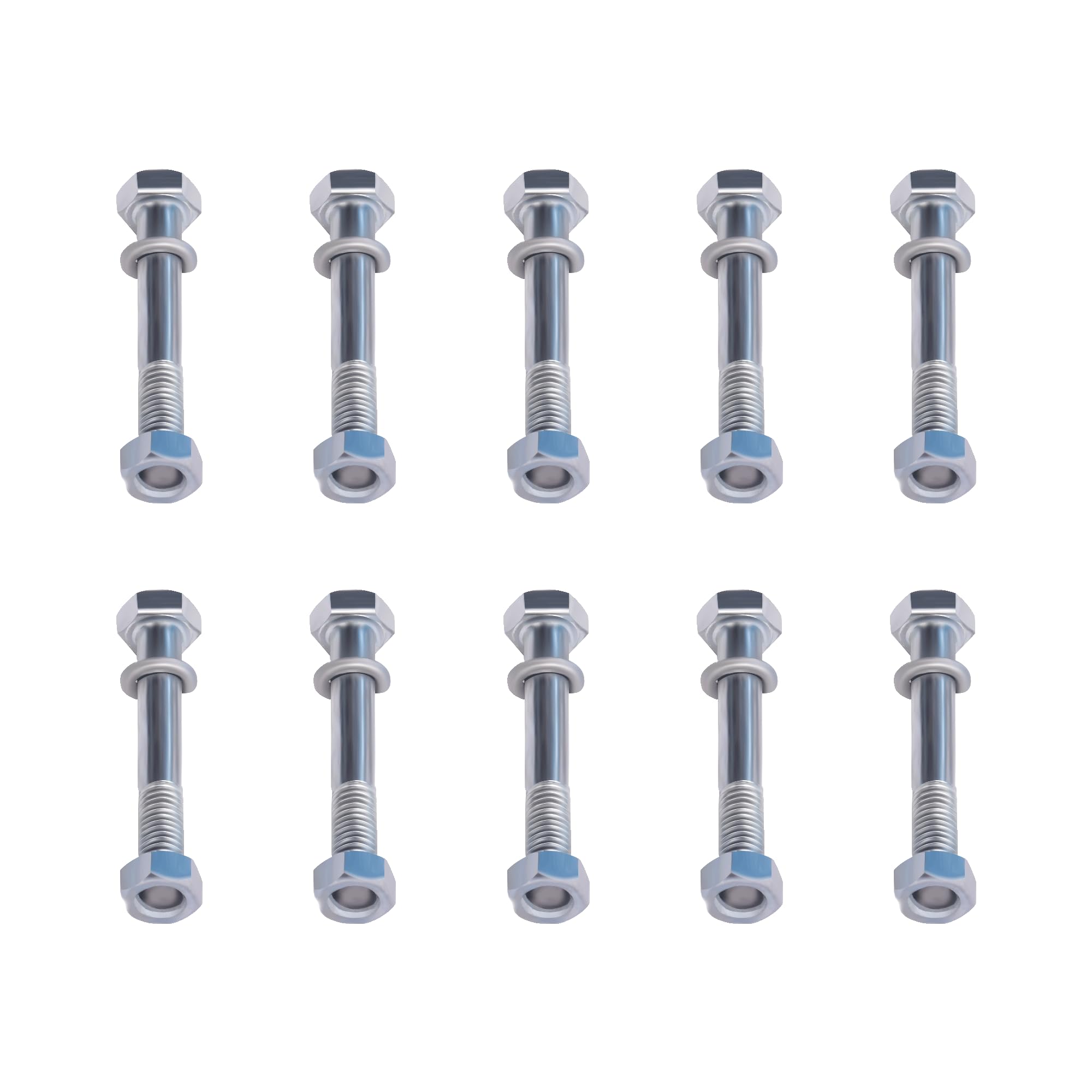 Pack of 10 XTPTFABS bolts ideal for quick replacements during snow removal.