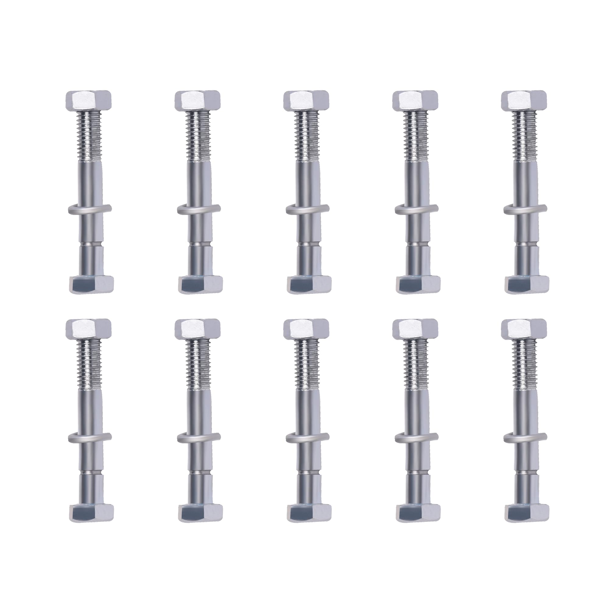 Replacement bolts by XTPTFABS to restore Kubota snowblower performance.