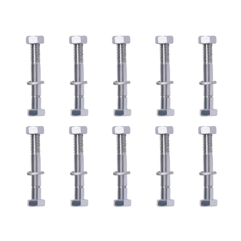 Replacement bolts by XTPTFABS to restore Kubota snowblower performance.