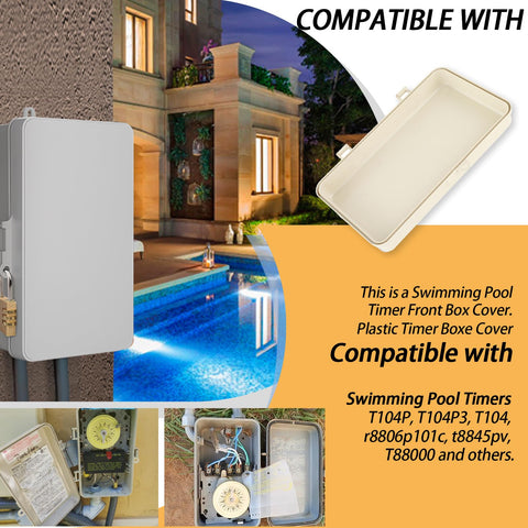 XTPTFABS timer front cover for T104P3 provides quick replacement and refreshed look