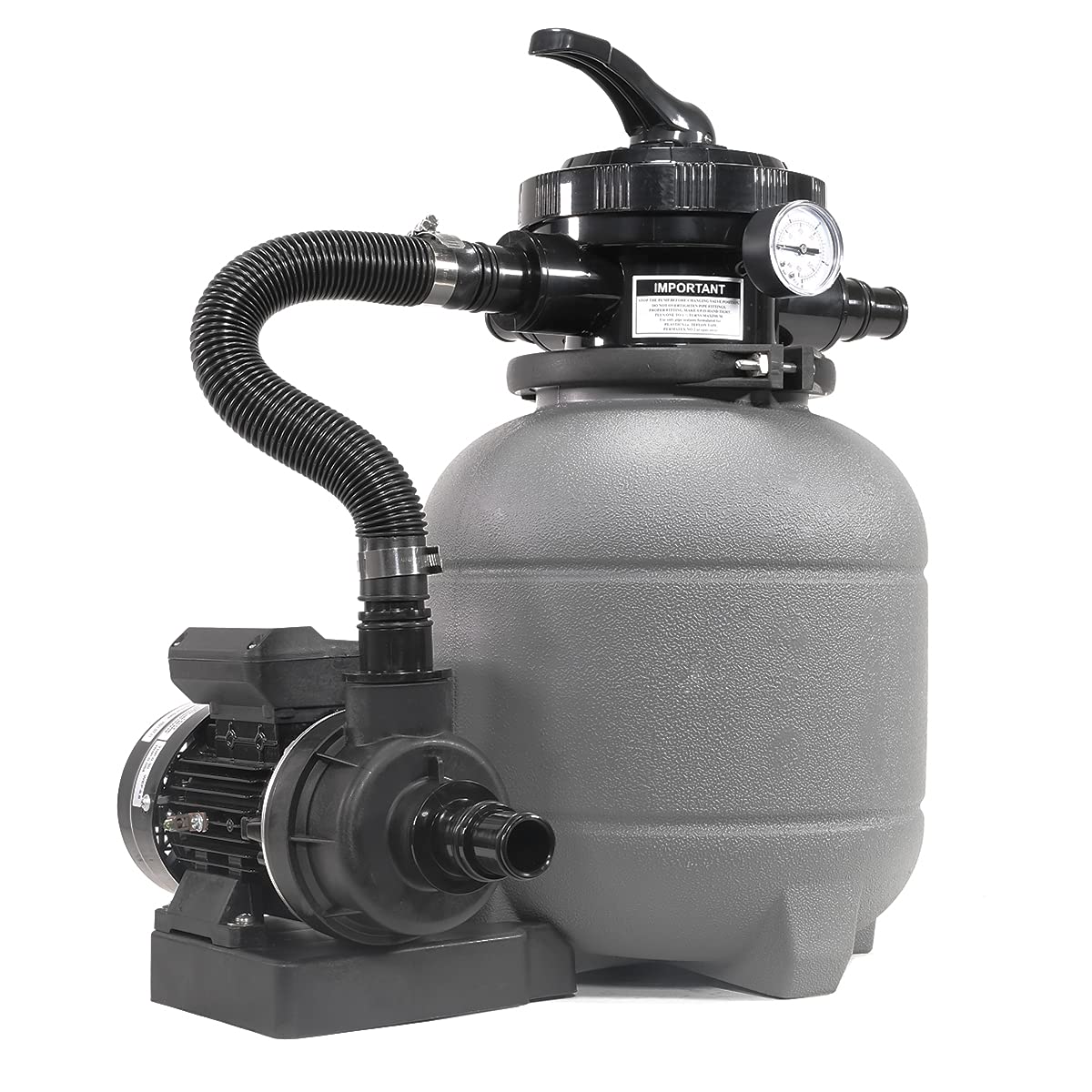 XtremepowerUS 12-inch sand filter overview for compact filtration in above-ground pools