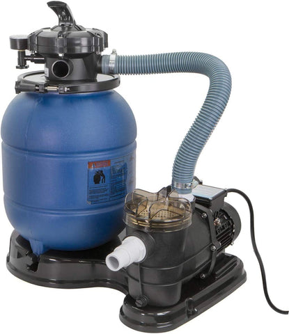 XtremepowerUS 13-inch sand filter tank delivering efficient filtration for above-ground pools.