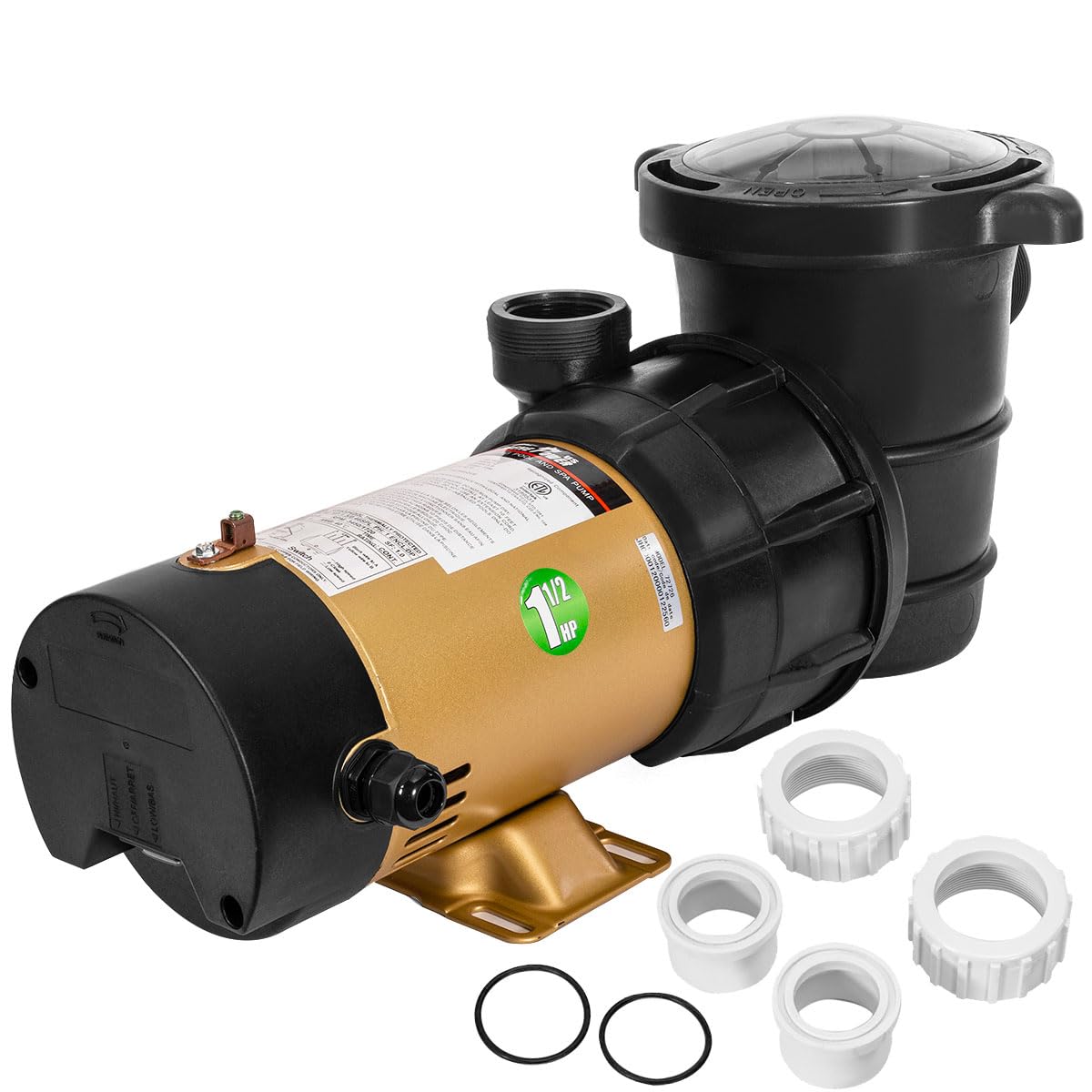 XtremepowerUS 2-speed pool pump exterior for reliable high-flow operation.
