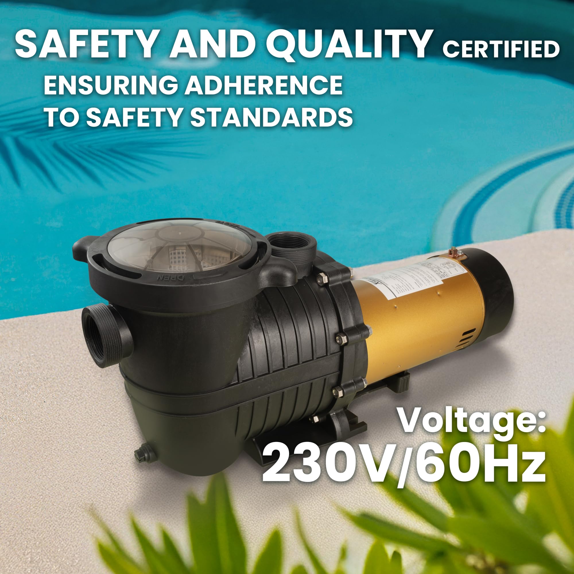 XtremepowerUS 230V label signals standard mains power compatibility.