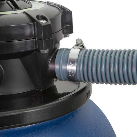 XtremepowerUS 61 lbs sand capacity supports sustained filtration.