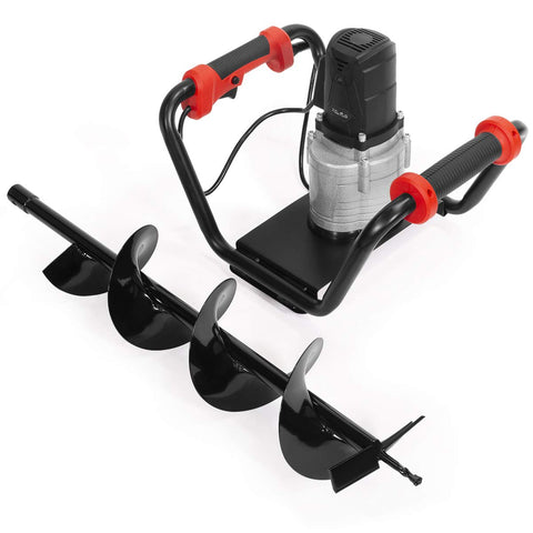 XtremepowerUS 6-inch auger bit set supports fence posts and tree planting.