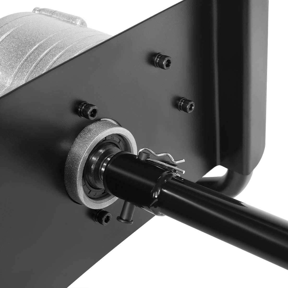 XtremepowerUS ergonomic grips reduce vibration for comfortable operation.