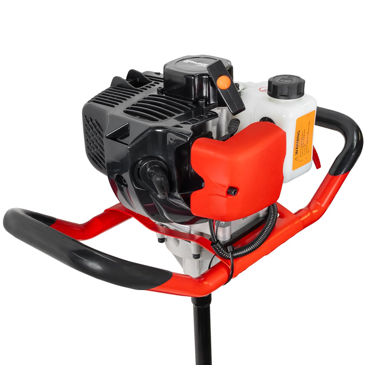 XtremepowerUS ergonomic handle with throttle enables comfortable, precise digging