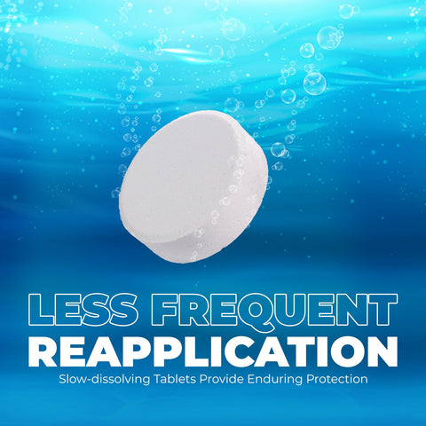 XtremepowerUS Floating dispenser-compatible Xtremeclear tablets ready for skimmer use.