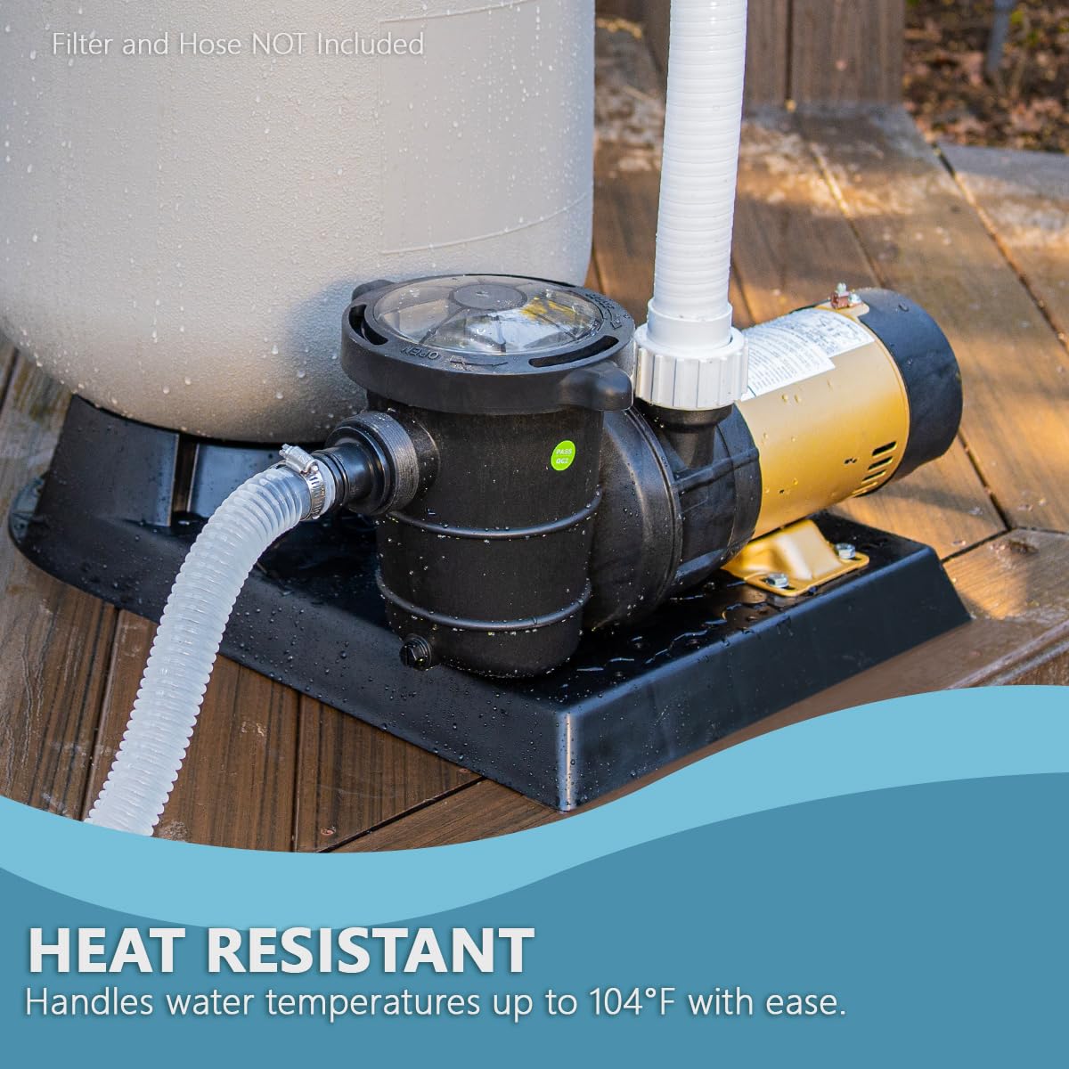 XtremepowerUS thermal overload protection adds reliability during long filtration cycles.