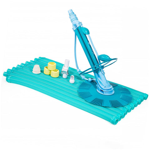 XtremepowerUS premium suction vacuum setup in pool ensures efficient cleaning