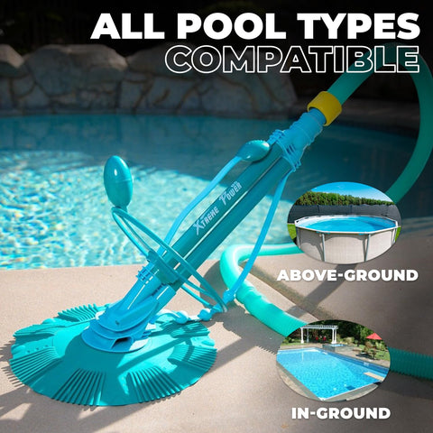 XtremepowerUS pump-connection view ensuring simple, tool-free setup