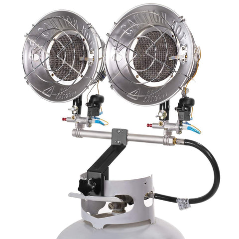 XtremepowerUS propane cylinder connection for easy hookup and use.